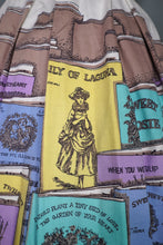 Load image into Gallery viewer, SPORTAVILLE 50s 60s "MUSIC HALL" MUSICAL SONG SHEET NOVELTY PRINT SKIRT - 26.5"