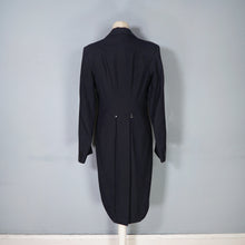 Load image into Gallery viewer, VINTAGE 60s? BLACK EVENING LONG BLACK TAILS / TAILCOAT - S-M