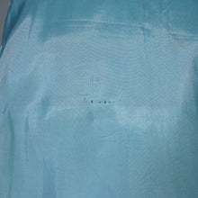 Load image into Gallery viewer, 60s DAPHNE RAVEN PASTEL BLUE COCOON COAT WITH FUR TRIM CUFFS - S-M