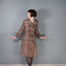 Load image into Gallery viewer, 60s BERGDORF GOODMAN / COUNT ROMI LEOPARD PRINT TRENCH COAT - S-M