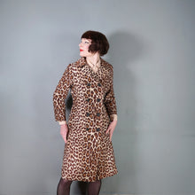 Load image into Gallery viewer, 60s BERGDORF GOODMAN / COUNT ROMI LEOPARD PRINT TRENCH COAT - S-M