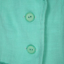 Load image into Gallery viewer, 70S SPINNEY "LIFE ON MARS" MINT GREEN TWO PIECE SUIT - S