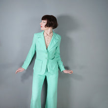 Load image into Gallery viewer, 70S SPINNEY "LIFE ON MARS" MINT GREEN TWO PIECE SUIT - S
