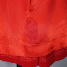 Load image into Gallery viewer, 50s TRYLON RED SHORT OPEN CUT SWING WOOL JACKET - M
