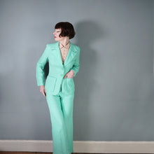 Load image into Gallery viewer, 70S SPINNEY "LIFE ON MARS" MINT GREEN TWO PIECE SUIT - S