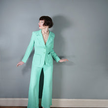 Load image into Gallery viewer, 70S SPINNEY "LIFE ON MARS" MINT GREEN TWO PIECE SUIT - S