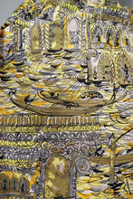 Load image into Gallery viewer, HANDMADE 50s YELLOW VENETIAN / VENICE GONDOLIER PRINT FULL SKIRT - 30&quot;