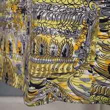 Load image into Gallery viewer, HANDMADE 50s YELLOW VENETIAN / VENICE GONDOLIER PRINT FULL SKIRT - 30&quot;