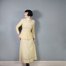 Load image into Gallery viewer, 70s MR DARREN TWO PIECE VICTORIAN PRAIRIE SKIRT AND BLOUSE DRESS SET - XS