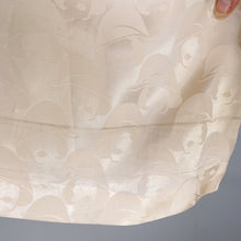 Load image into Gallery viewer, 60s / 70s VIVIEN SMITH LADY FACE DAMASK FABRIC EMPIRE MAXI DRESS - XS