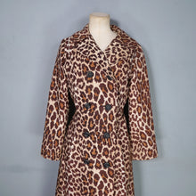 Load image into Gallery viewer, 60s BERGDORF GOODMAN / COUNT ROMI LEOPARD PRINT TRENCH COAT - S-M