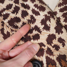 Load image into Gallery viewer, 60s BERGDORF GOODMAN / COUNT ROMI LEOPARD PRINT TRENCH COAT - S-M