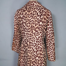 Load image into Gallery viewer, 60s BERGDORF GOODMAN / COUNT ROMI LEOPARD PRINT TRENCH COAT - S-M