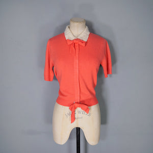 50s 60s SELECT SPORTSWEAR DUPONT ORLON CARDIGAN - S