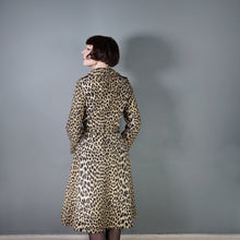 Load image into Gallery viewer, 70s 80s FRENCH LEOPARD ANIMAL PRINT BELTED TRENCH COAT - XS-S