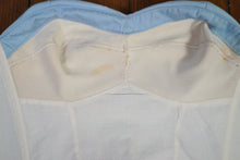 Load image into Gallery viewer, 50s / 60s ST MICHAEL PASTEL BLUE STRAPLESS CORSET / BUSTIER SUN TOP - XS