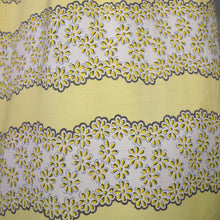 Load image into Gallery viewer, 40s / 50s SOFT RAYON YELLOW FLORAL TEA DRESS WITH BELT - M