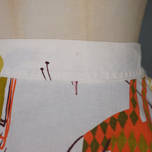 Load image into Gallery viewer, 50s 60s NOAHS ARC WHIMSICAL ANIMAL NOVELTY PRINT FULL SKIRT - 27"