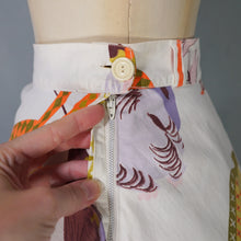 Load image into Gallery viewer, 50s 60s NOAHS ARC WHIMSICAL ANIMAL NOVELTY PRINT FULL SKIRT - 27"