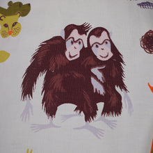 Load image into Gallery viewer, 50s 60s NOAHS ARC WHIMSICAL ANIMAL NOVELTY PRINT FULL SKIRT - 27"