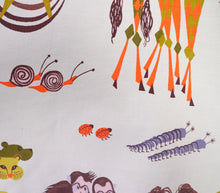 Load image into Gallery viewer, 50s 60s NOAHS ARC WHIMSICAL ANIMAL NOVELTY PRINT FULL SKIRT - 27"