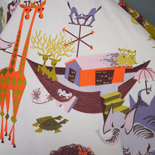 Load image into Gallery viewer, 50s 60s NOAHS ARC WHIMSICAL ANIMAL NOVELTY PRINT FULL SKIRT - 27"