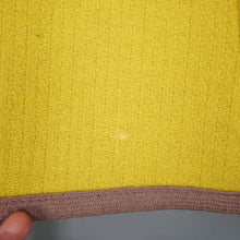 Load image into Gallery viewer, 70s WETHERALL REVERSIBLE WOOL CAPE IN PLAID AND BOLD YELLOW - S-M