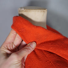 Load image into Gallery viewer, 50s 60s HERSHELLE MODEL ORANGE CROPPED SLUBBY WOOL JACKET - S