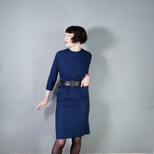 Load image into Gallery viewer, 60s GAY GIBSON BLUE BLACK CHECK TWO PIECE SKIRT AND TOP / DRESS SUIT - S