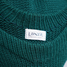Load image into Gallery viewer, VINTAGE CHUNKY GREEN WOOL COLLEGE SPORTS LETTERMAN JUMPER - L
