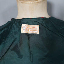 Load image into Gallery viewer, 50s PENDLETON RED GREEN AND NAVY PLAID CHECK WOOL LADIES WAISTCOAT - M