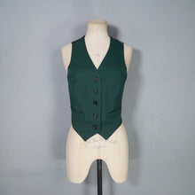 Load image into Gallery viewer, 70s DARK GREEN 3 PIECE DECO STYLE SUIT WITH WIDE LEGS - M