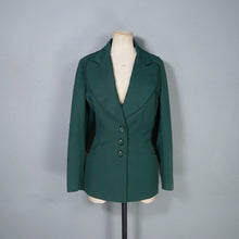 Load image into Gallery viewer, 70s DARK GREEN 3 PIECE DECO STYLE SUIT WITH WIDE LEGS - M