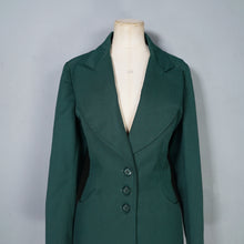 Load image into Gallery viewer, 70s DARK GREEN 3 PIECE DECO STYLE SUIT WITH WIDE LEGS - M