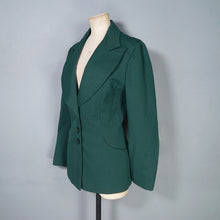 Load image into Gallery viewer, 70s DARK GREEN 3 PIECE DECO STYLE SUIT WITH WIDE LEGS - M