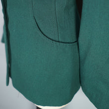 Load image into Gallery viewer, 70s DARK GREEN 3 PIECE DECO STYLE SUIT WITH WIDE LEGS - M