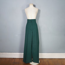 Load image into Gallery viewer, 70s DARK GREEN 3 PIECE DECO STYLE SUIT WITH WIDE LEGS - M
