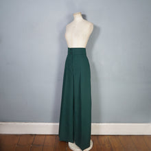 Load image into Gallery viewer, 70s DARK GREEN 3 PIECE DECO STYLE SUIT WITH WIDE LEGS - M
