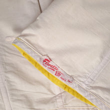 Load image into Gallery viewer, 50s FLORELLE PARIS BRIGHT YELLOW BONED BUSTIER SUN TOP - L