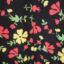 Load image into Gallery viewer, 50s UNLABELED HORROCKSES STRAPLESS FULL SKIRT DRESS WITH COLOURFUL FLORAL PRINT - XS