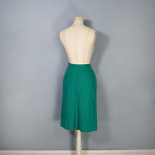 Load image into Gallery viewer, 50s 60s MAURICE BENSON KELLY GREEN FITTED WOOL SKIRT - 25"