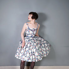 Load image into Gallery viewer, 80s DOES 50s CHIPIE WESTERN WEAR RICRAC PATCHWORK FULL SKIRTED SUN DRESS - XS-S