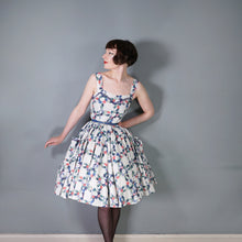 Load image into Gallery viewer, 80s DOES 50s CHIPIE WESTERN WEAR RICRAC PATCHWORK FULL SKIRTED SUN DRESS - XS-S