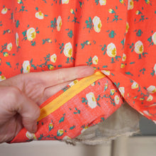 Load image into Gallery viewer, 50s LIGHT RED FLORAL HORROCKSES COTTON SUN DRESS AND BOLERO - XS