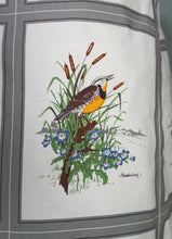 Load image into Gallery viewer, HANDMADE 50s style BIRD PRINT NOVELTY FULL SKIRT - 25-26"