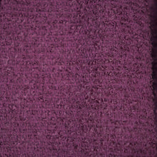 Load image into Gallery viewer, 60s DARK AUBERGINE PURPLE SWING COAT WITH BIG FUR CUFFS - one size