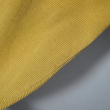 Load image into Gallery viewer, 80s OVERSIZED MUSTARD YELLOW RIB TEXTURE COTTON CARDIGAN - M-L