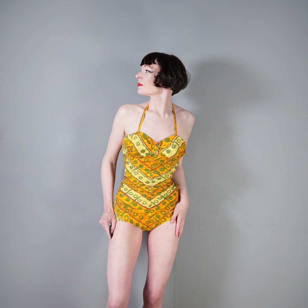 50s GREEN, ORANGE AND YELLOW 