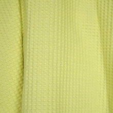 Load image into Gallery viewer, 50s THICK YELLOW WAFFLE COTTON FULL CIRCLE SKIRT - 26"
