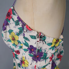 Load image into Gallery viewer, 50s COLOURFUL FLORAL JANTZEN INTERNATIOAL SET SWIMSUIT - M
